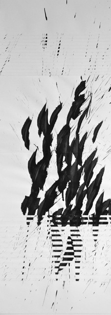 Kalligrafisches Prasseln